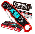 Alpha Grillers Meat Thermometer Digital - Instant Read Food Thermometer for Cooking and Grilling Gifts for Men Valentines Day Gifts for Him Her Mom Dad