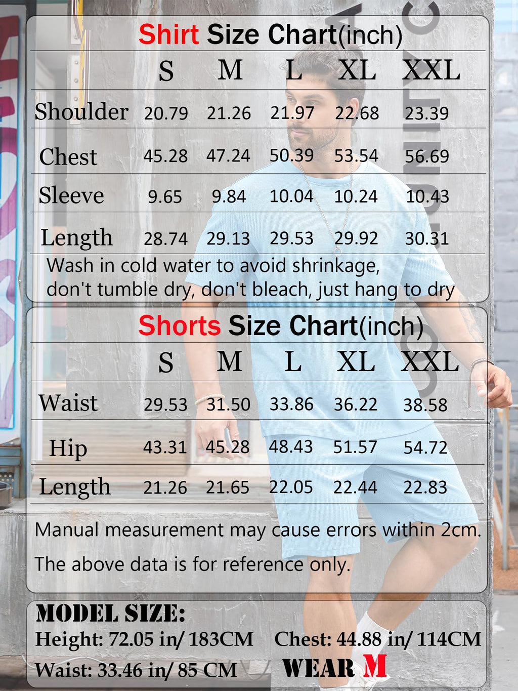 Babioboa Men's Casual set Tee TShirt Suit 2 pockets two piece outfit Homewear Summer oversize Tracksuit for men(Black,S)