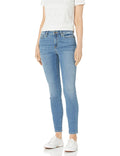 Amazon Essentials Women's Mid-Rise Stretchy Skinny Jeans, Light Blue, 4 Short