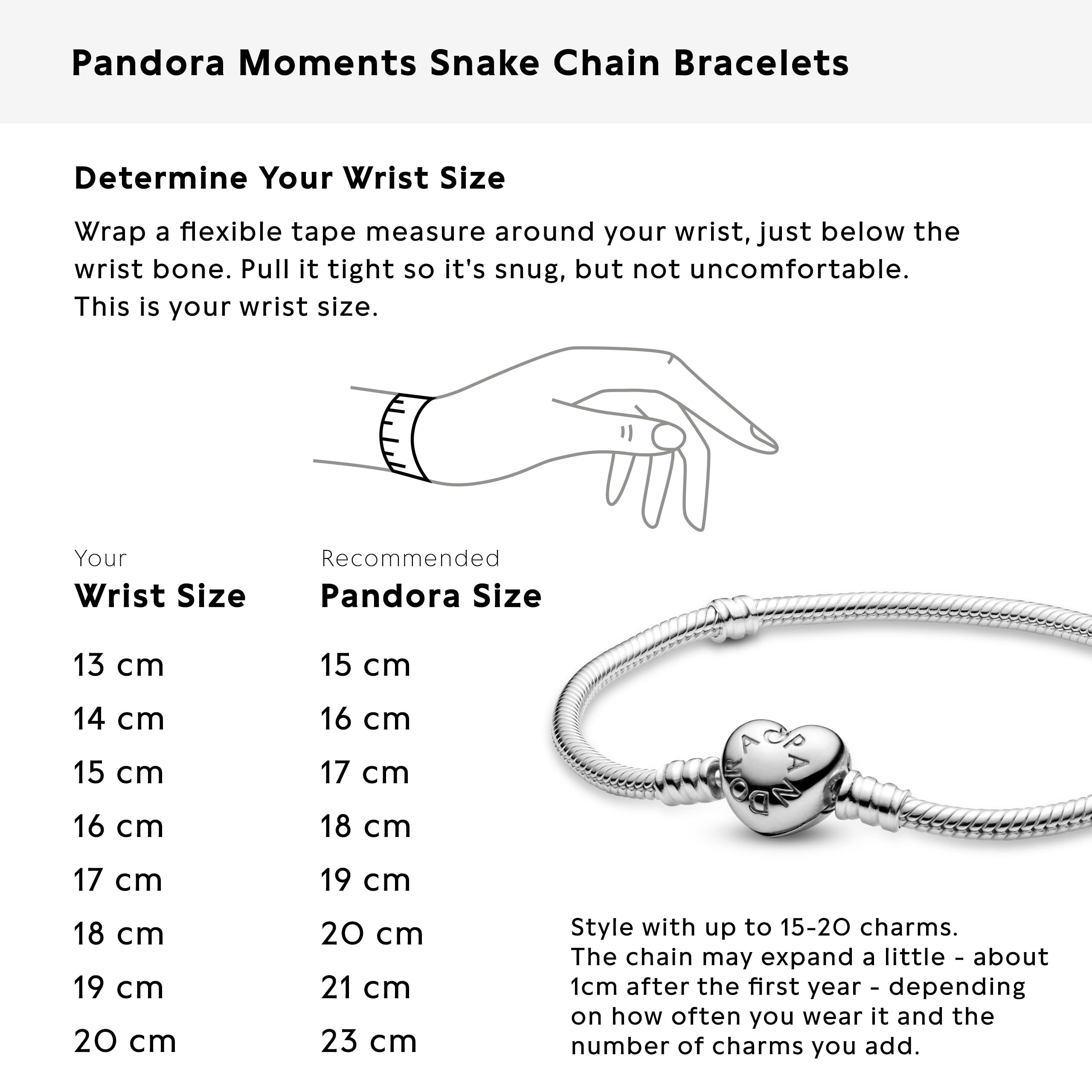PANDORA Women's Bracelet Sterling Silver ref: 590719-19
