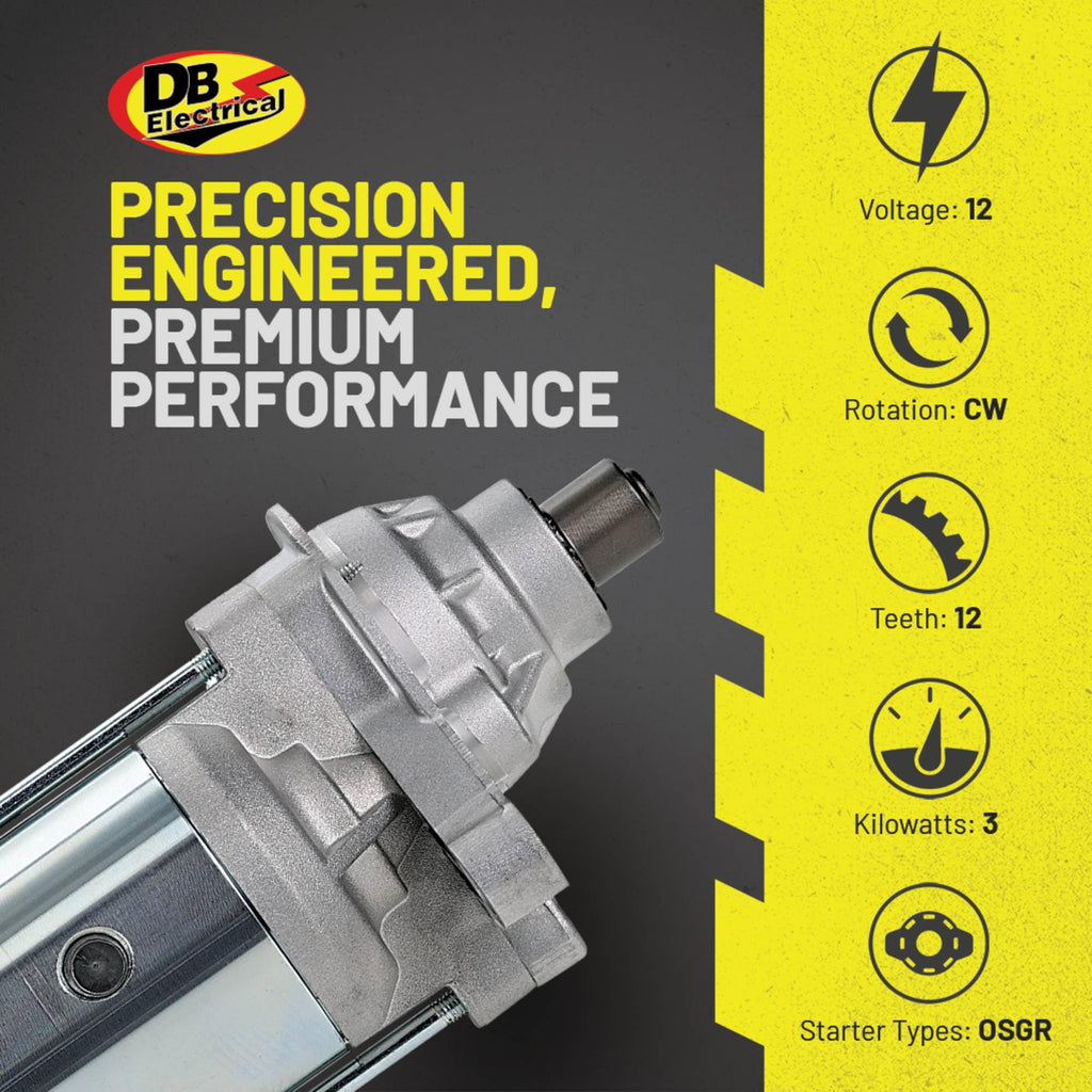 DB Electrical 410-14050 New Starter Compatible with/Replacement for Ford Truck Diesel 6.0L F Series 03-07, Excursion 03-05, 6.0 Diesel F250 - F550 Super Duty 03-06, Van 04-10 IMI25010-001 SA-904
