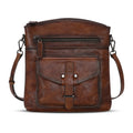 HESHE Leather Crossbody Bags for Women Shoulder Handbags Satchel Purse(CE)
