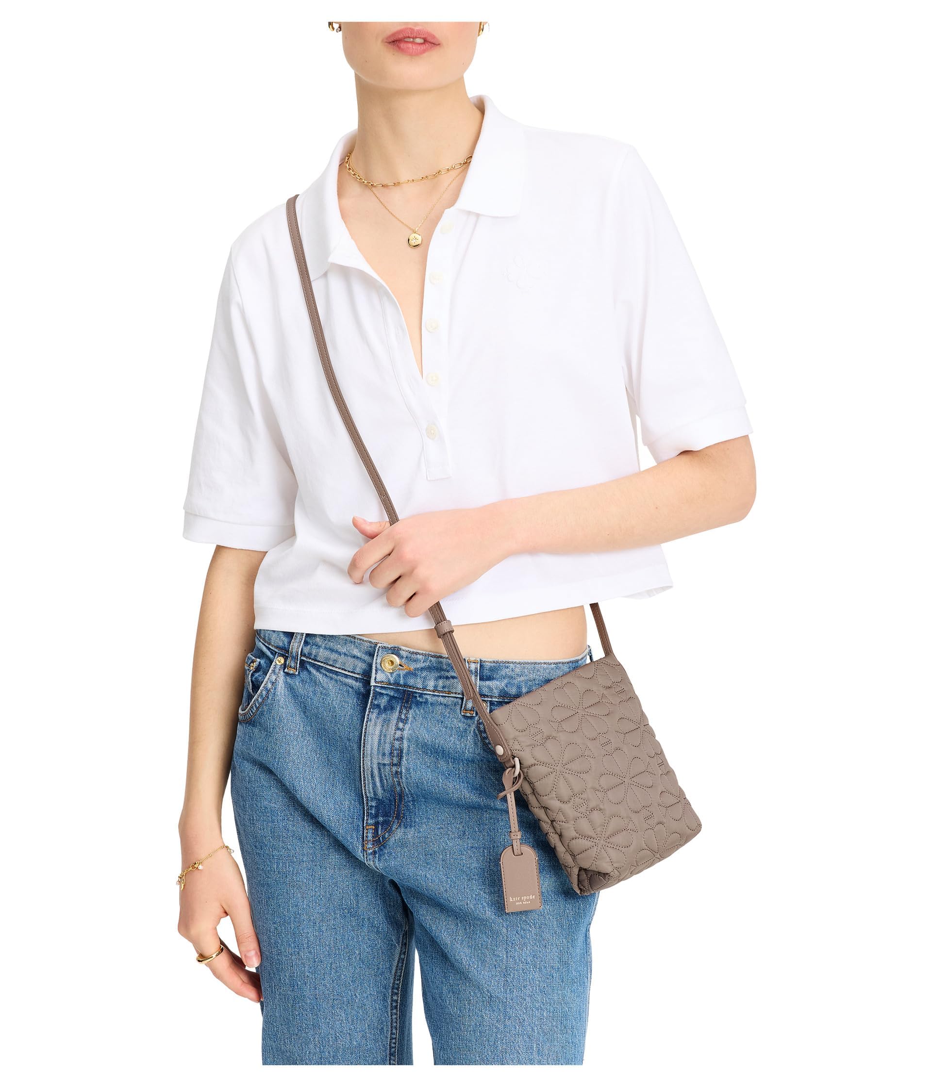 kate spade new york Tilly Quilted Fabric Small Crossbody