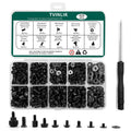 420PCS Computer Screw Kit, Motherboard Standoffs Assorted Screws for PC Case, HDD, SSD, Laptop, Fan, CD-ROM - for DIY PC Build Repair