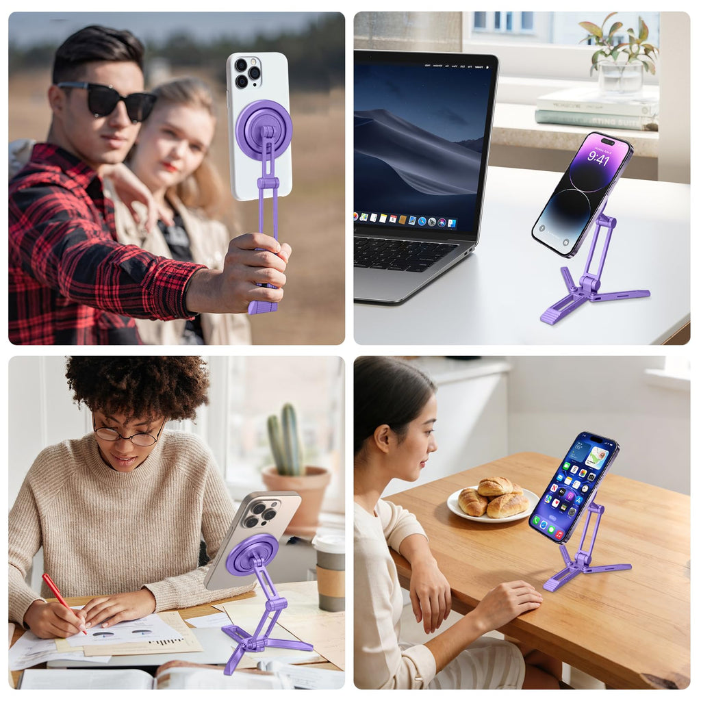 Magnetic Magsafe Mini Foldable Small Phone Tripod Stand Holder for iPhone