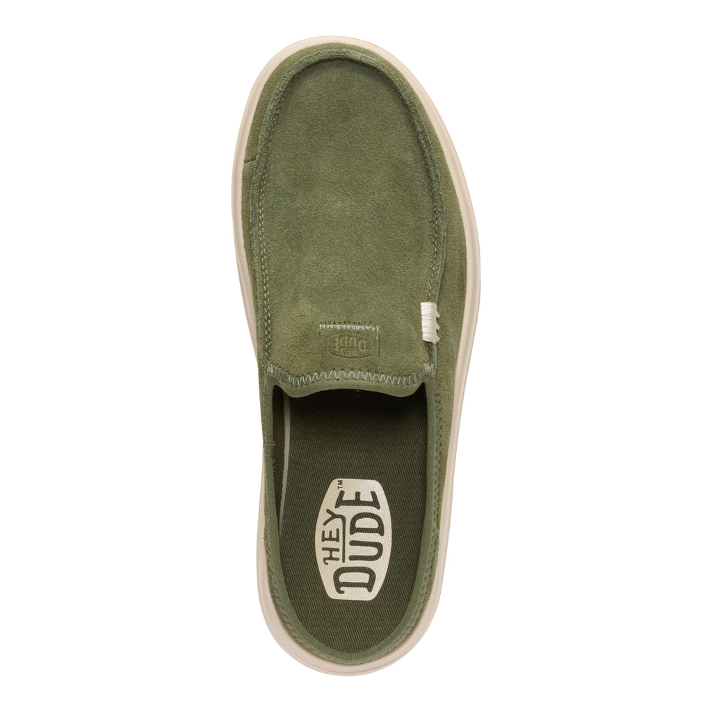 HEYDUDE Austin Lift Classic Moss Size 5, Women’s Shoes, Slip-on Loafers, Comfortable & Light-Weight