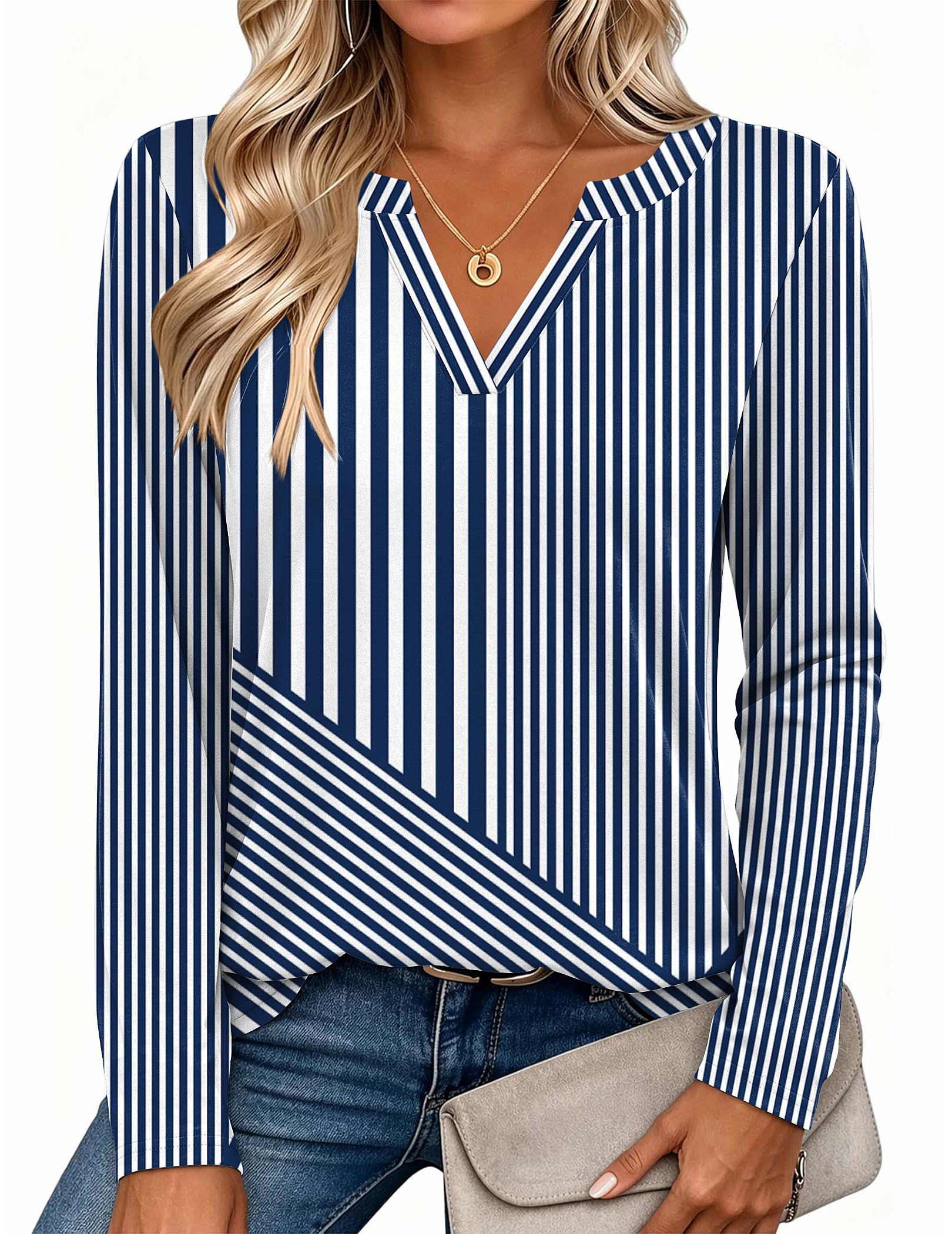 Zeagoo Long Sleeve Tops for Women Business Casual Shirt Long Sleeve Blouses