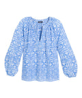 vineyard vines Emilia Top, Haven Tile Blue, XL