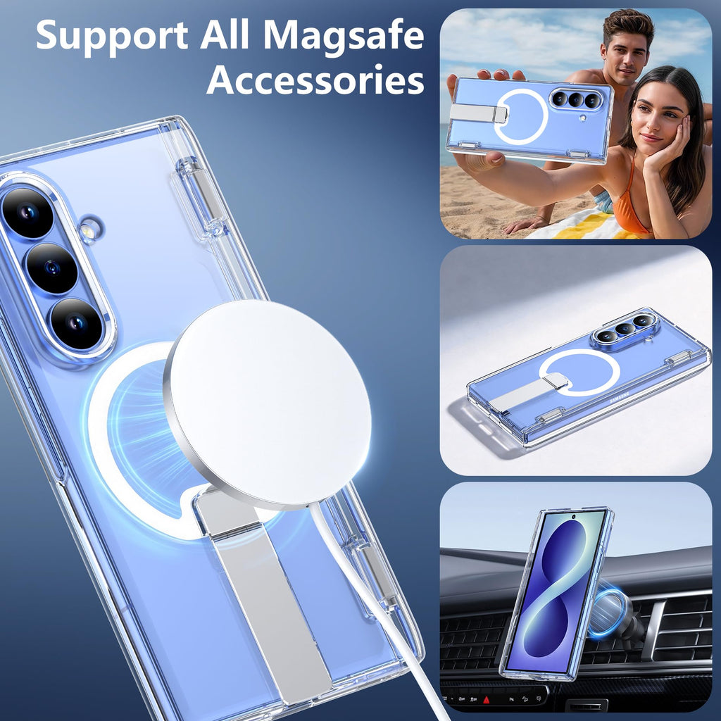 For Samsung Galaxy Z Fold 8 Ultra Case with Kickstand & Screen Protector