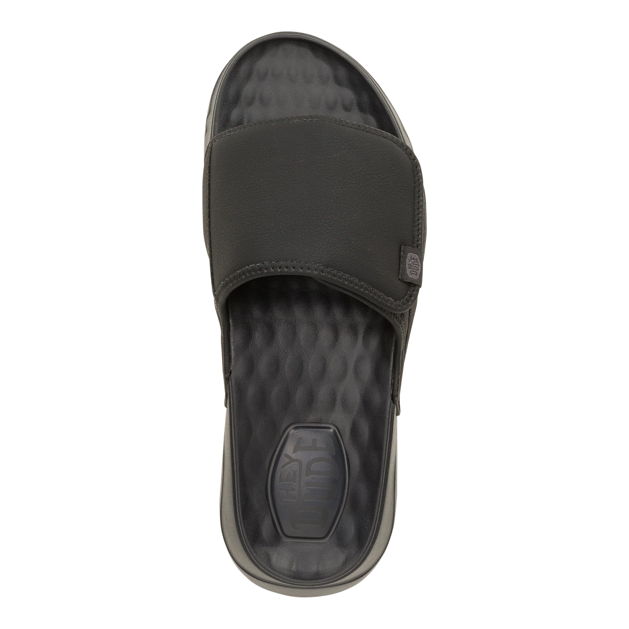 HEYDUDE Men's Shore Slide Classic Loafer Black