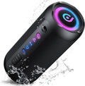 Portable Bluetooth Speaker, Bluetooth 5.4 Speaker, 30W Dual Speaker, 2.0 Channel, Deep Bass, 30H Playtime, Colorful RGB Lights, IPX7 Waterproof, TWS pairing for Outdoor/Home/Party/Travel, Gift Ideas