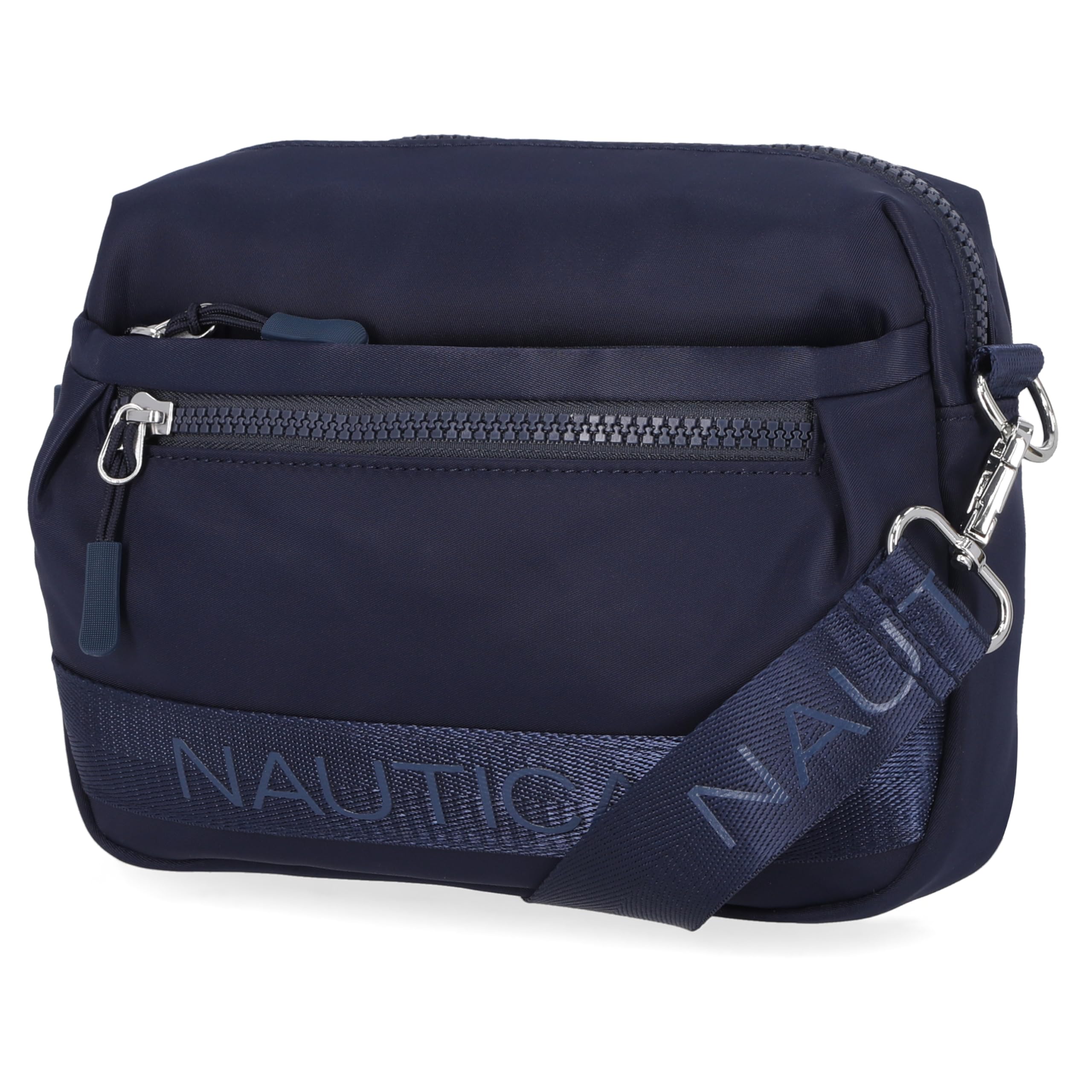 Nautica Womens Nylon Bean Bag Crossbody/Belt Bag With Adjustable Shoulder Strap Crossbody