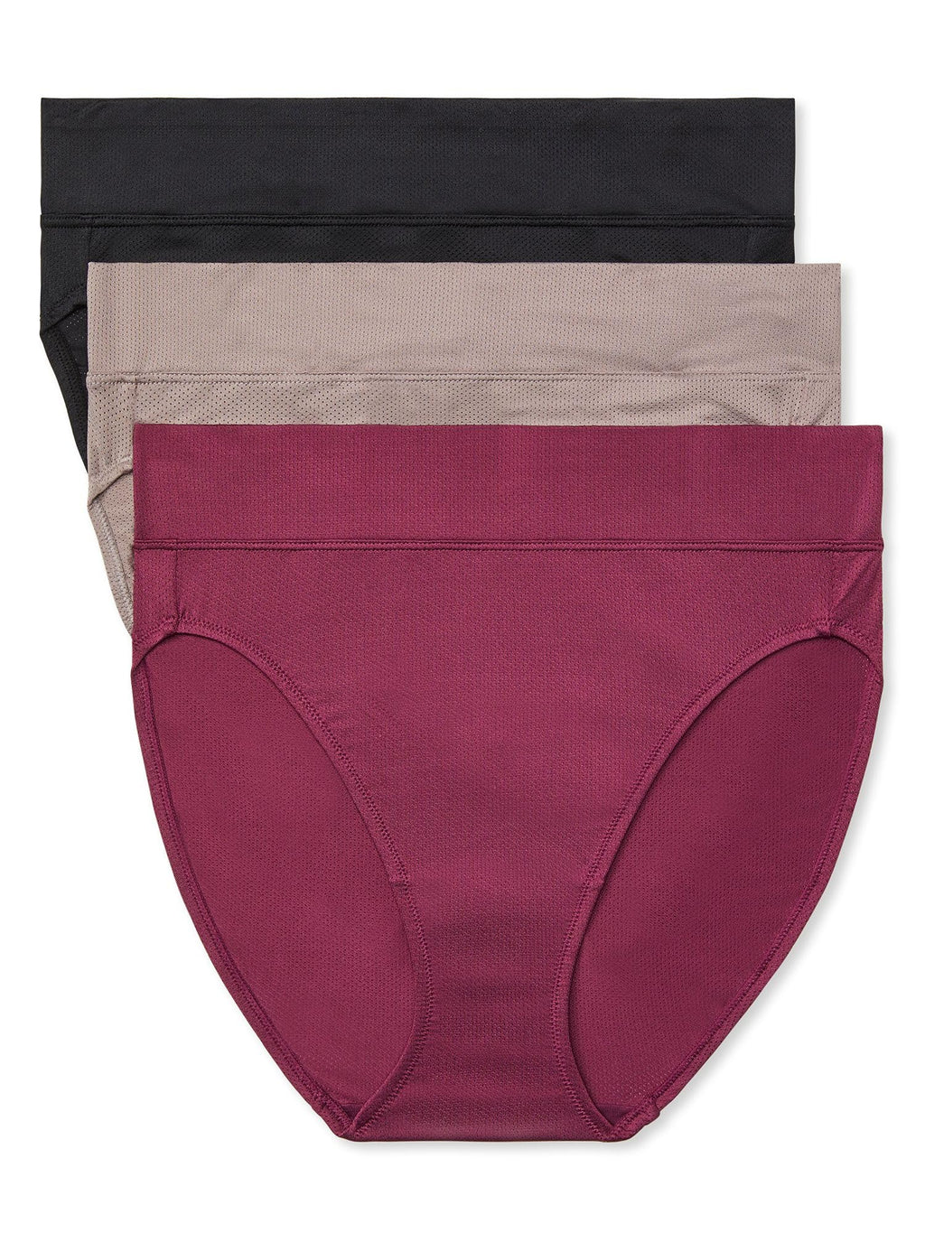 Warners® Blissful Benefits Women's Dig-Free Breathable Microfiber 3-Pack Hi-Cut RT4963W