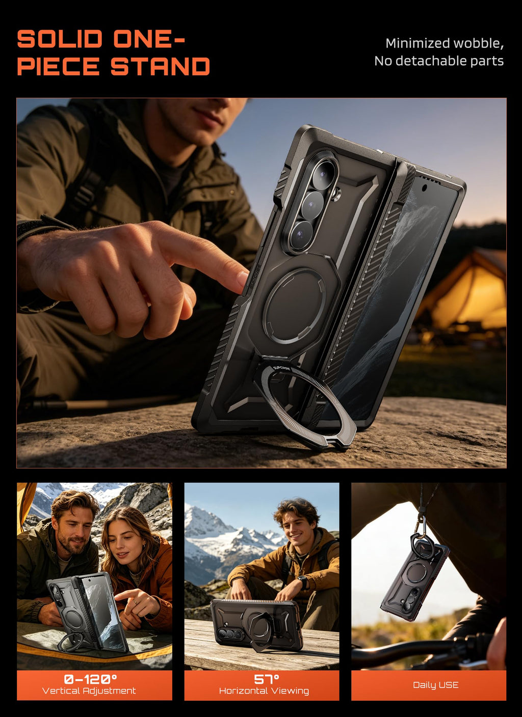 SUPCASE for Galaxy Z Fold 8 Ultra Case, Glass & Privacy Screen Protectors