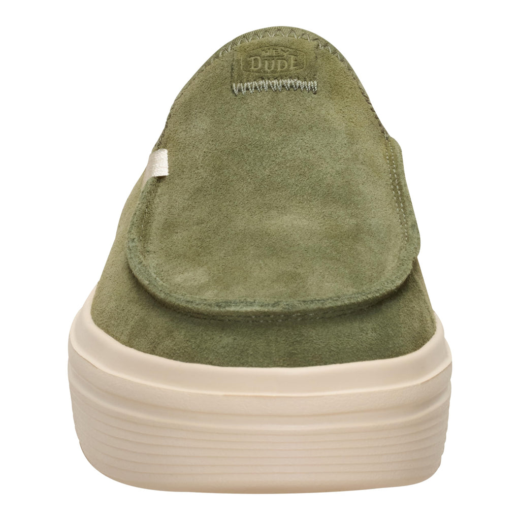 HEYDUDE Austin Lift Classic Moss Size 5, Women’s Shoes, Slip-on Loafers, Comfortable & Light-Weight