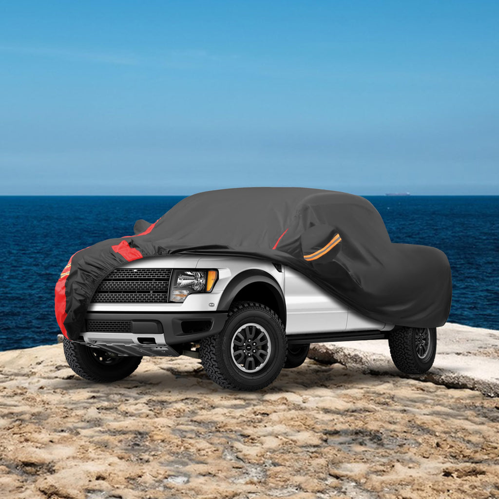 MBLCOOVERS Car Cover Outdoor Automobiles Waterproof All Weater Truck Cover for Chevy Silverado, GMC Sierra, Ford F150/F 150 Heavy Duty Outdoor Pickup Cover Snow Uv Sun Protection