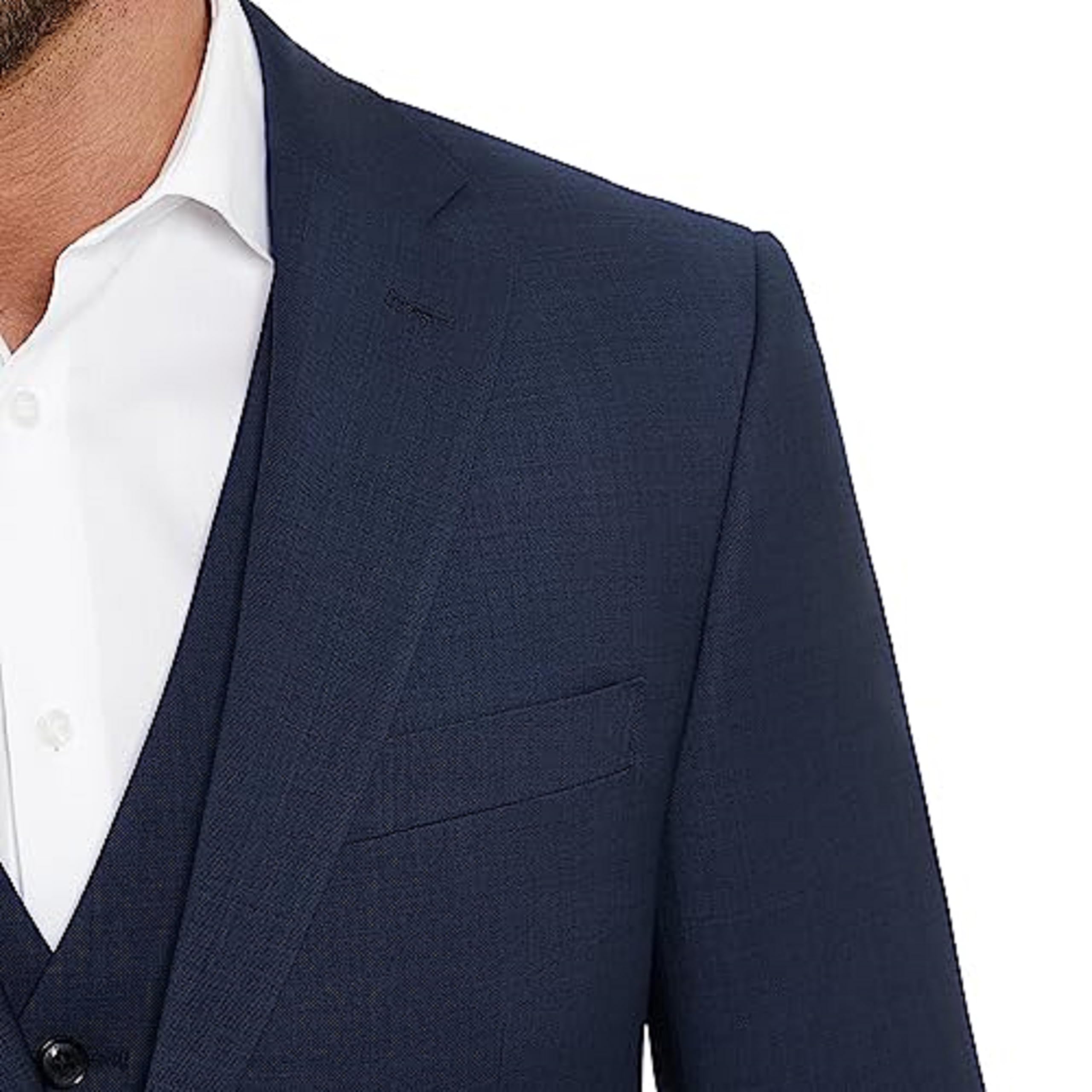 Tommy Hilfiger TH Flex Modern Fit Suit Separates Jacket, Blue, 38 Regular