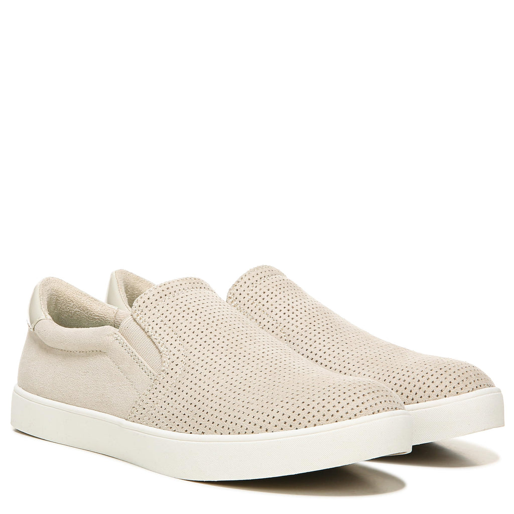 Dr. Scholl's Shoes Women's Madison Slip On Fashion Sneaker, Oyster Microfiber, 9 Wide