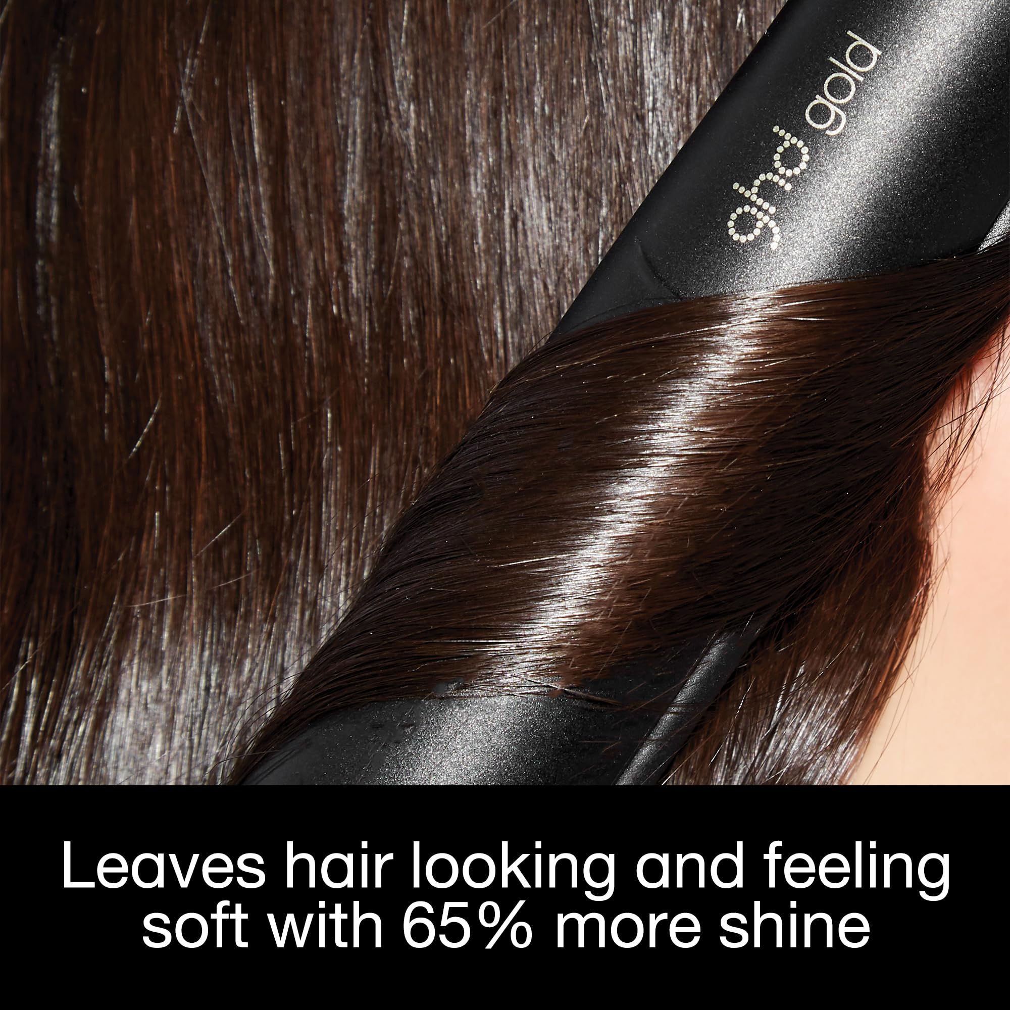 ghd Gold Styler Flat Iron Hair Straightener, Black