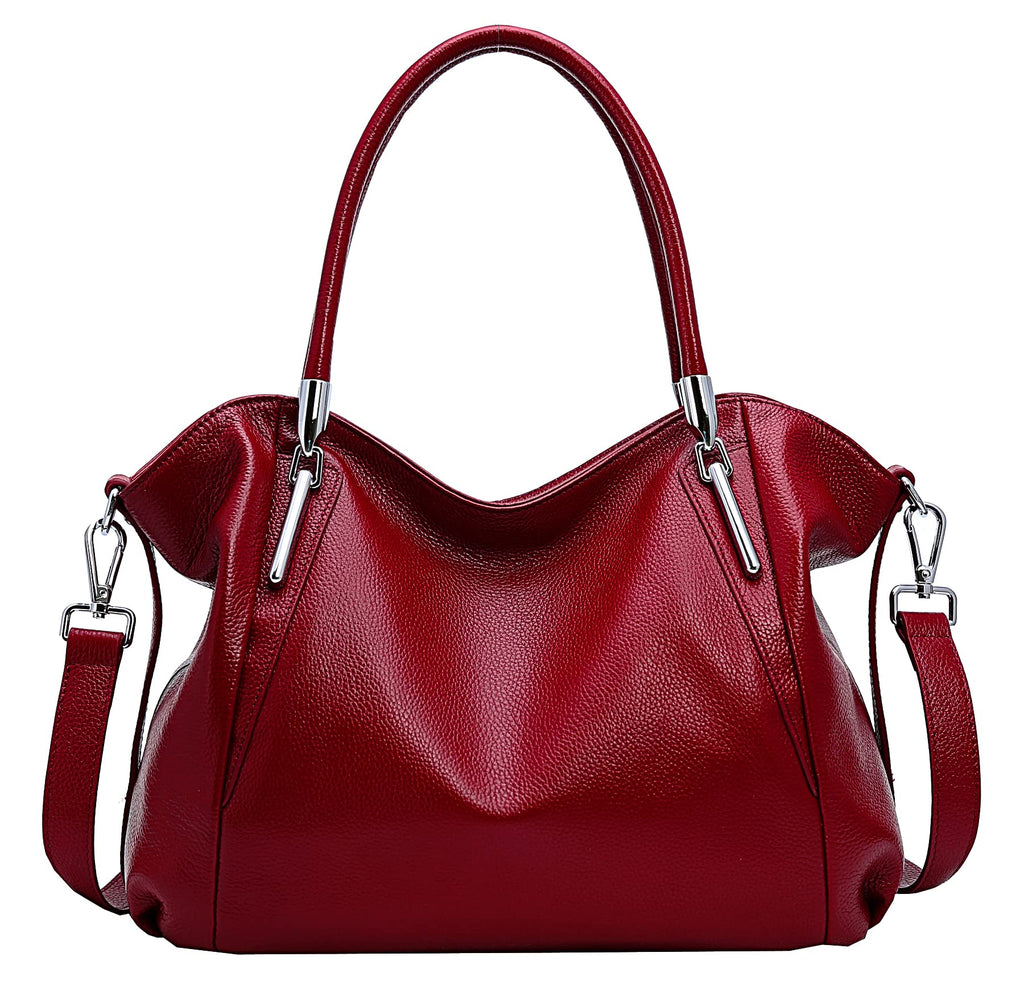 HESHE Leather Handbags for Women Shoulder Bags Tote Hobo Satchel Bags(WE)