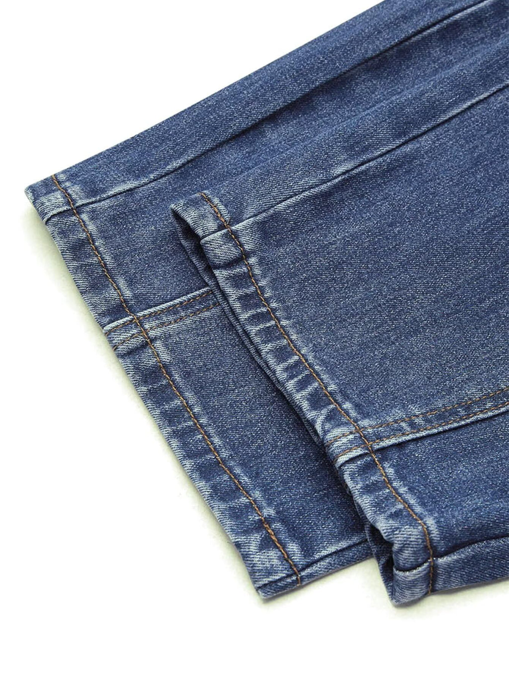 Flamingals Barrel Leg Jeans for Women Mid Waist Casual Baggy Boyfriend Stitch Detail Denim Jeans Dark Blue M