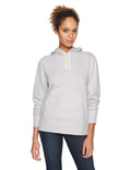 Amazon Essentials Women's Regular-Fit Brushed Back Fleece Pullover Hoodie (Available in Plus Size), Light Grey Heather, Large