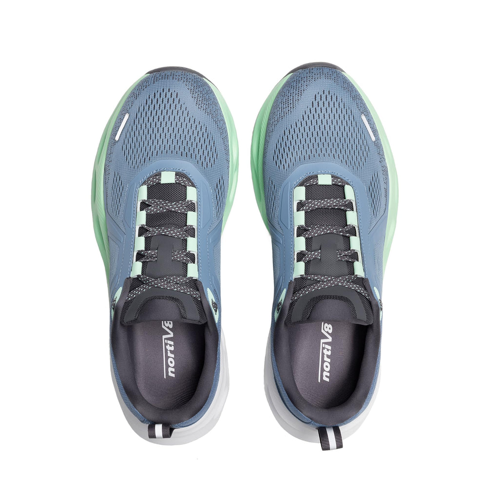 NORTIV 8 Men's Comfortable Walking Shoes MovePropel Athletic Breathable Gym Workout Tennis Jogging Cross Training Non Slip Fashion Running Sneakers,Size 10.5,Blue,SNWS247M