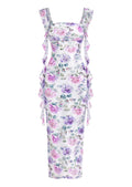 PRETTYGARDEN Womens Spring Formal Dress 2026 Summer Elegant Sleeveless Floral Lace Cocktail Wedding Guest Maxi Long Dresses(Floral Purple,XX-Large)