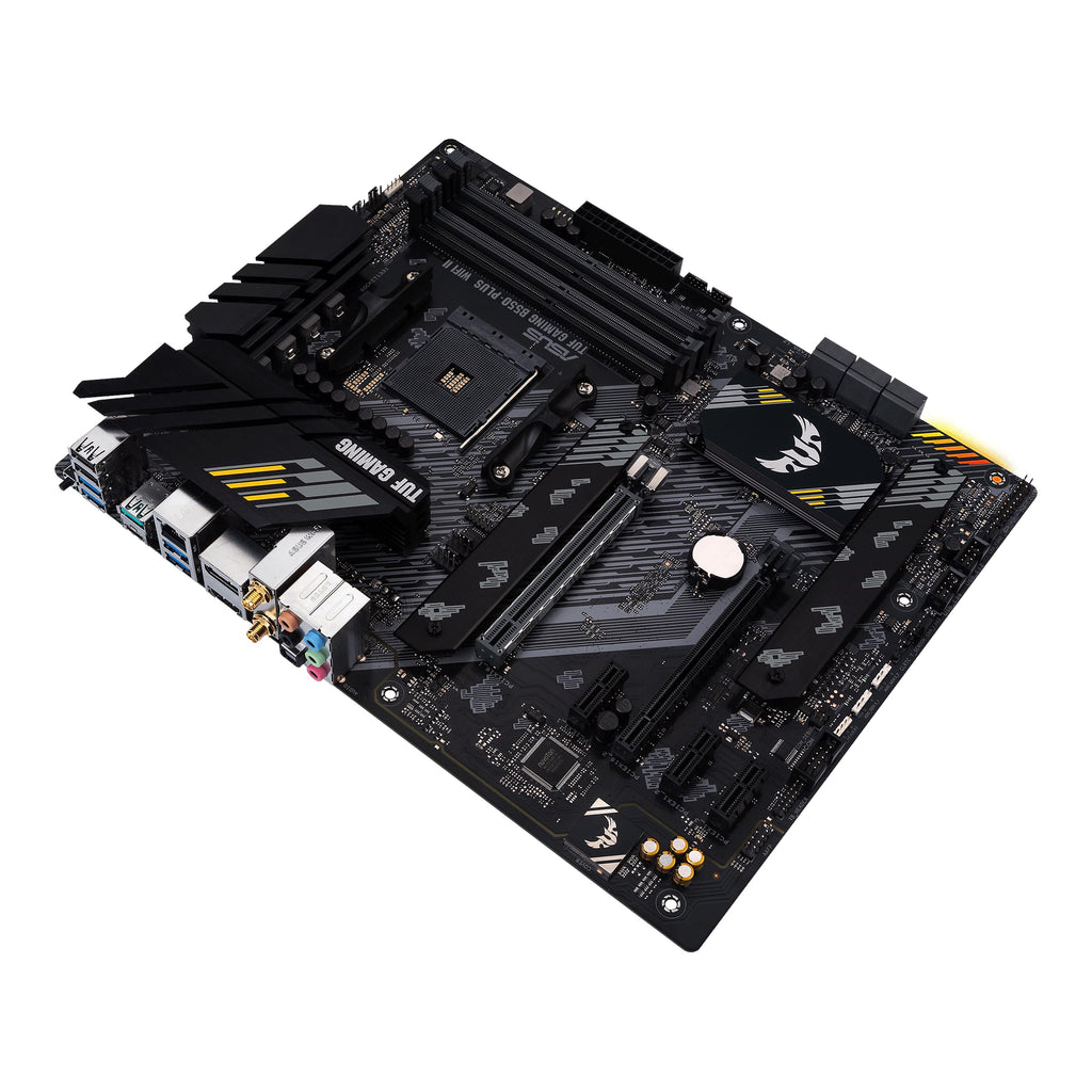 ASUS TUF Gaming B550-PLUS WiFi II AMD AM4 (3rd Gen Ryzen™) ATX Gaming Motherboard (PCIe 4.0, WiFi 6, 2.5Gb LAN, BIOS Flashback, USB 3.2 Gen 2, Addressable Gen 2 RGB Header and Aura Sync)