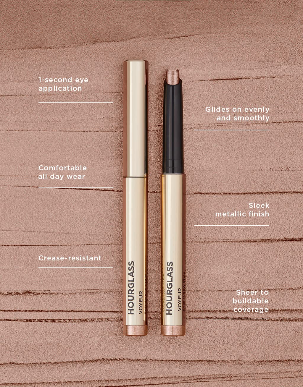 Hourglass Voyeur Eyeshadow Stick-Aurora (Olive Green)