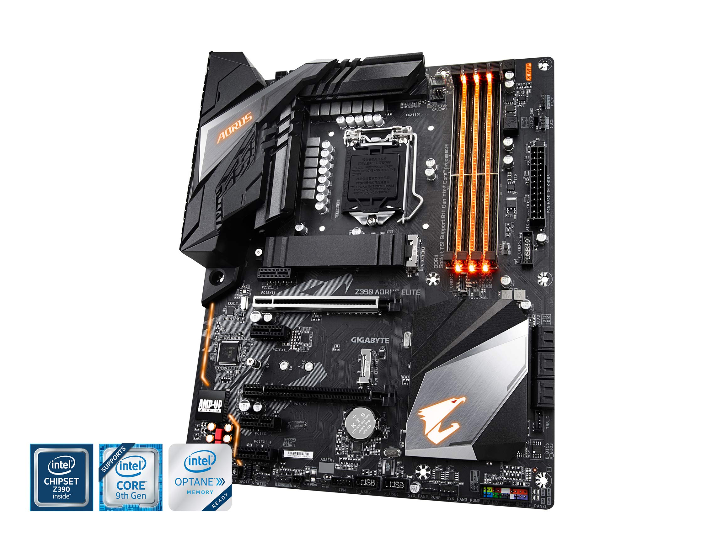 Gigabyte Z390 AORUS Elite (Intel LGA1151/Z390/ATX/2xM.2/Realtek ALC1220/RGB Fusion/Gaming Motherboard)