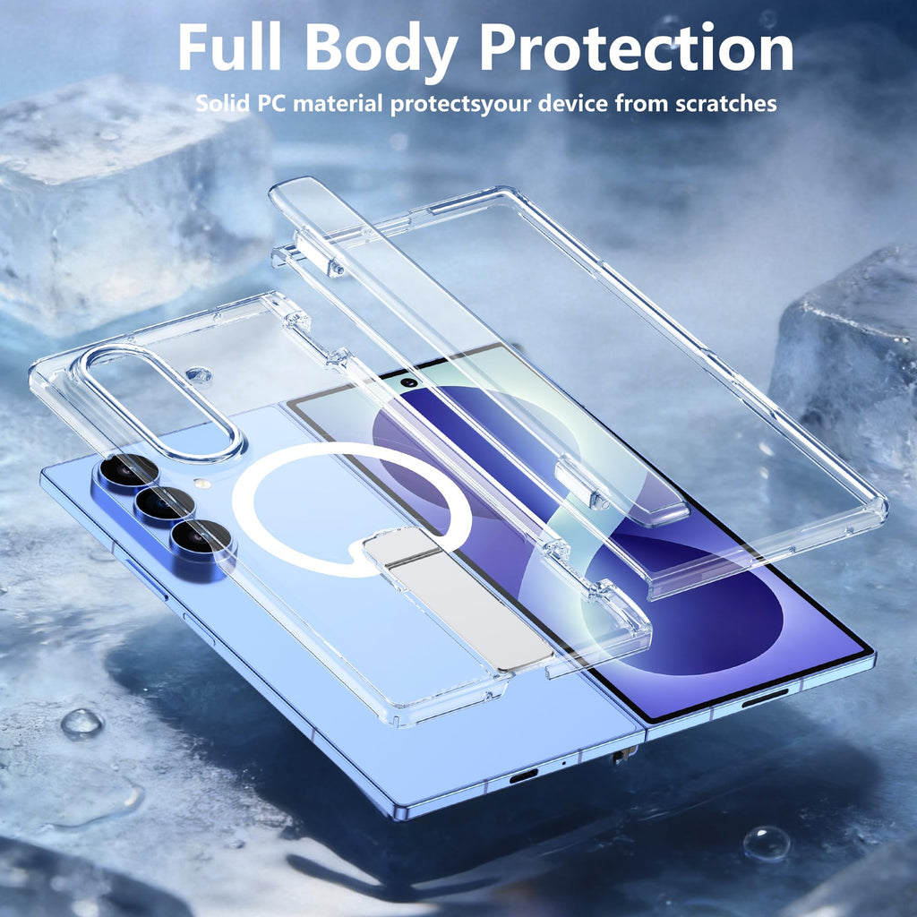 For Samsung Galaxy Z Fold 8 Ultra Case with Kickstand & Screen Protector