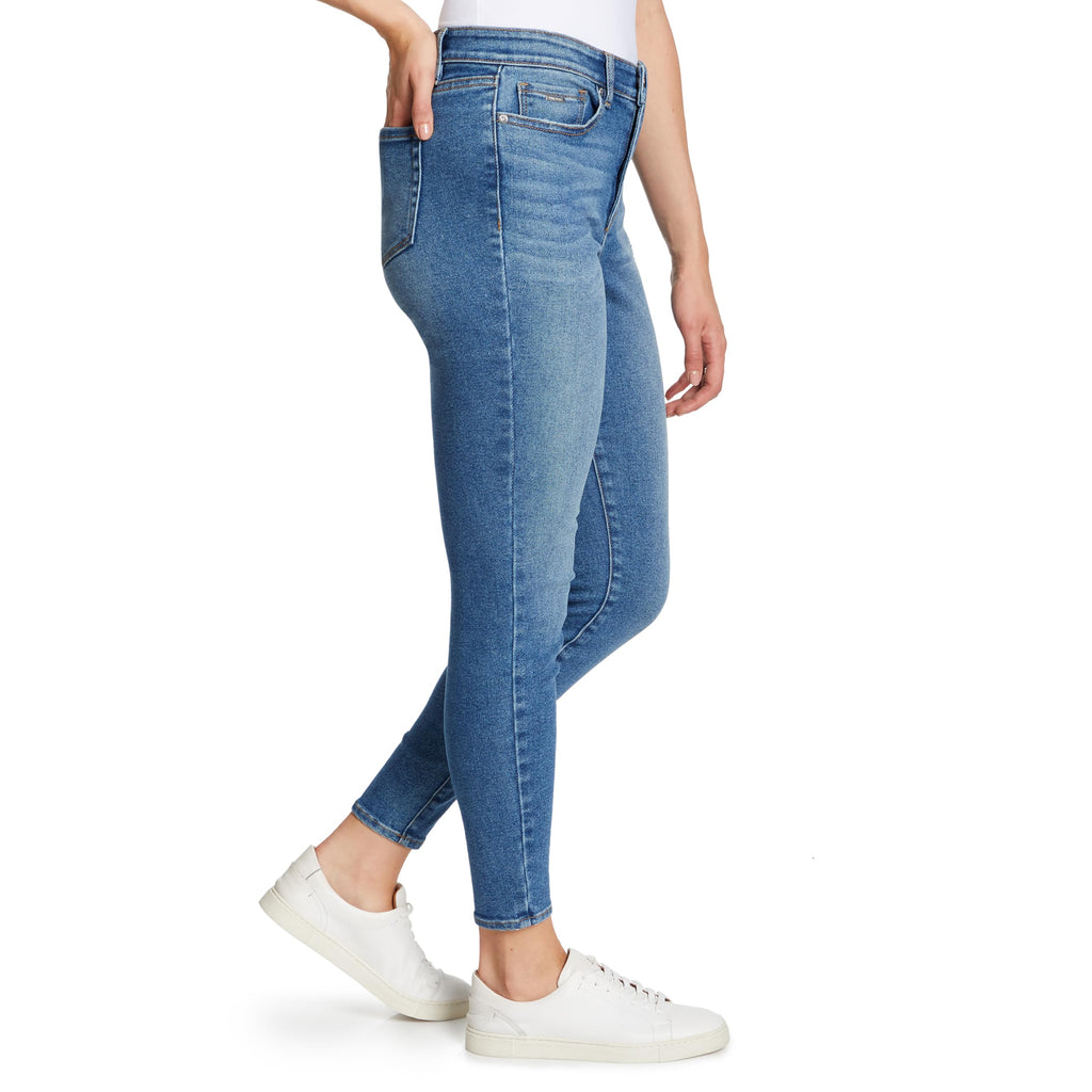 Nine West Womens High Rise Perfect Skinny Jeans, Jules, 10 US