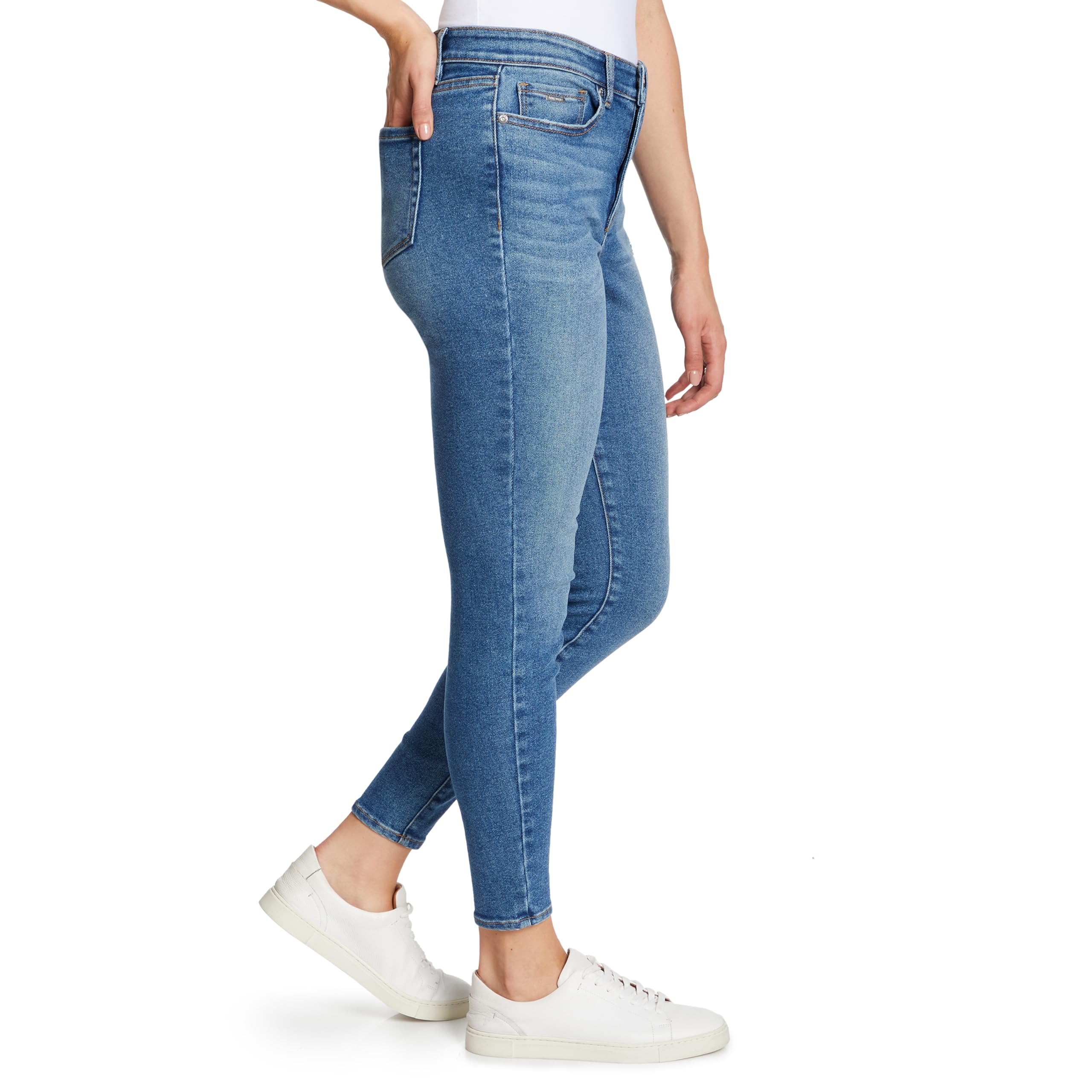 Nine West Womens High Rise Perfect Skinny Jeans, Jules, 10 US