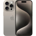 Apple iPhone 15 Pro, 512GB, Natural Titanium - GSM Carriers (Renewed)