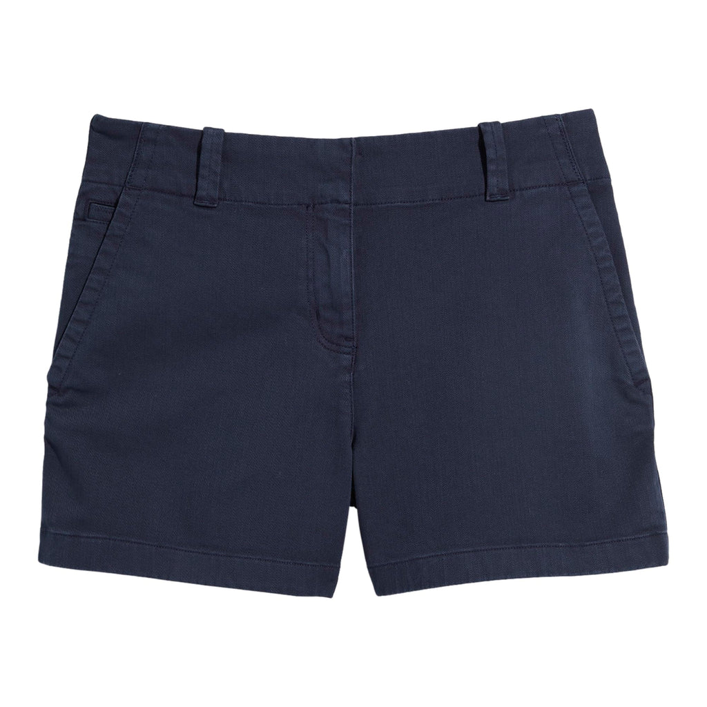 vineyard vines Women's 3 1/2 Inch Herringbone Every Day Shorts, Nautical Navy, 10