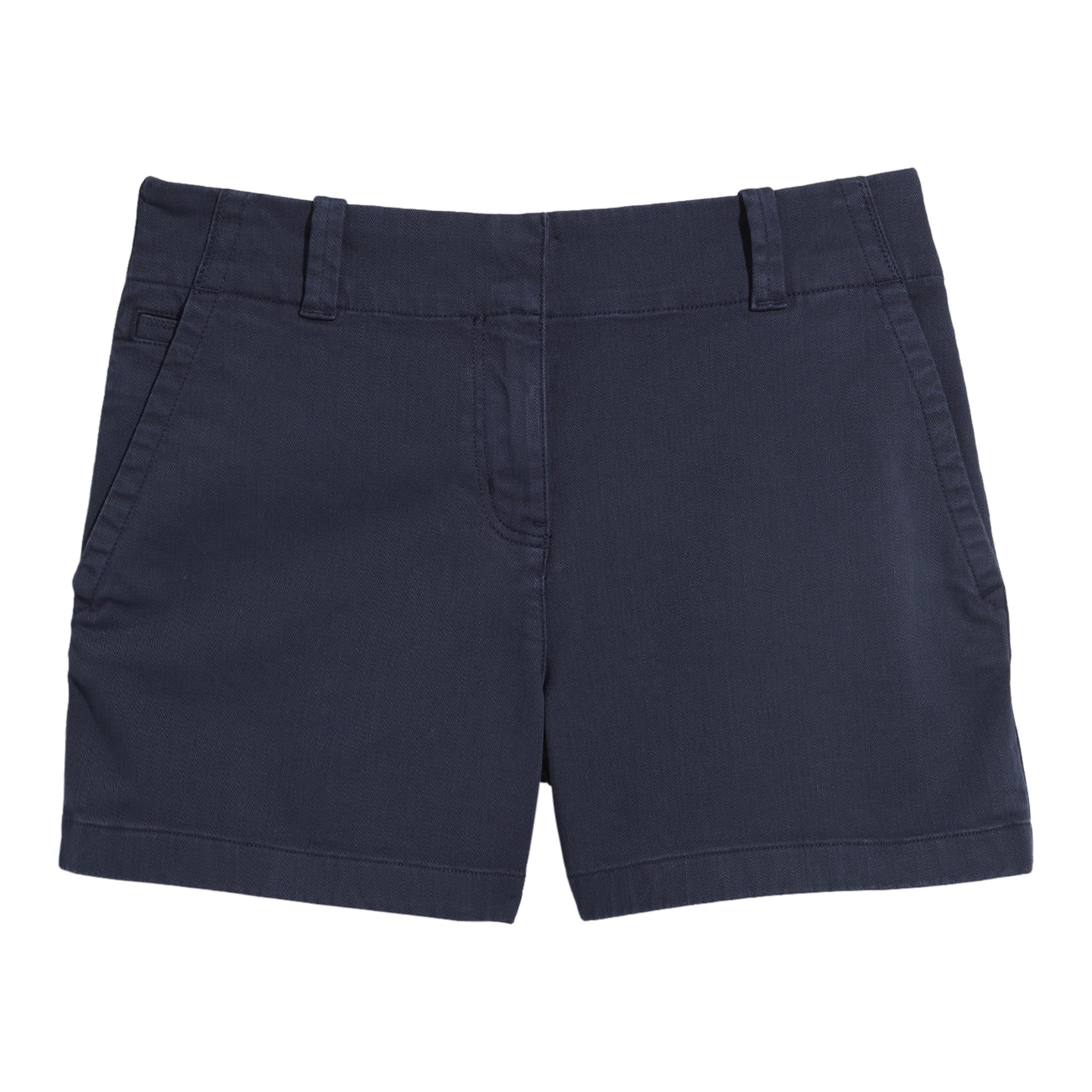 vineyard vines Women's 3 1/2 Inch Herringbone Every Day Shorts, Nautical Navy, 10