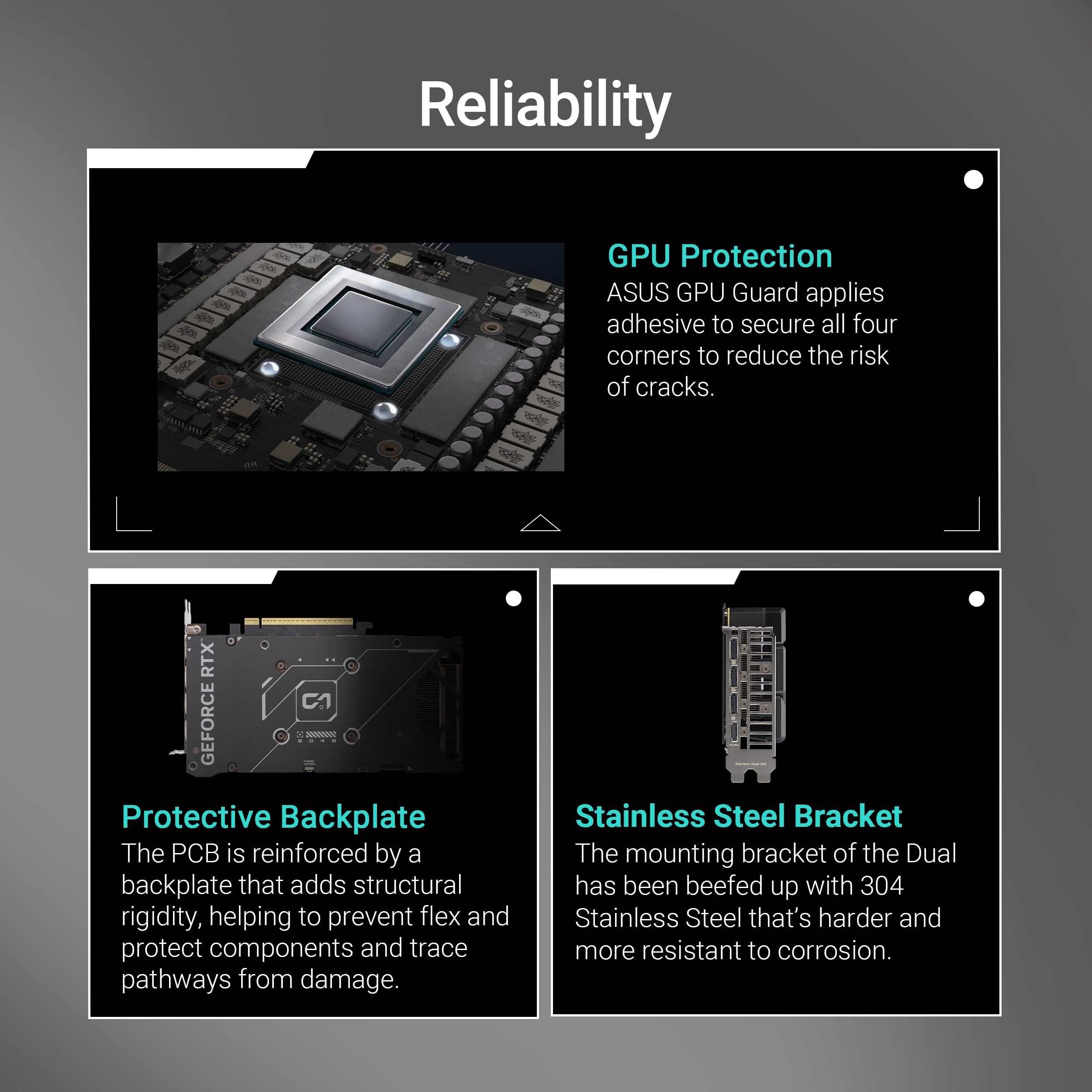 ASUS Dual GeForce RTX™ 5060 8GB GDDR7 OC Edition (PCIe 5.0, 8GB GDDR7, DLSS 4, HDMI 2.1b, DisplayPort 2.1b, 2.5-Slot Design, Axial-tech Fan Design, 0dB Technology, and More)