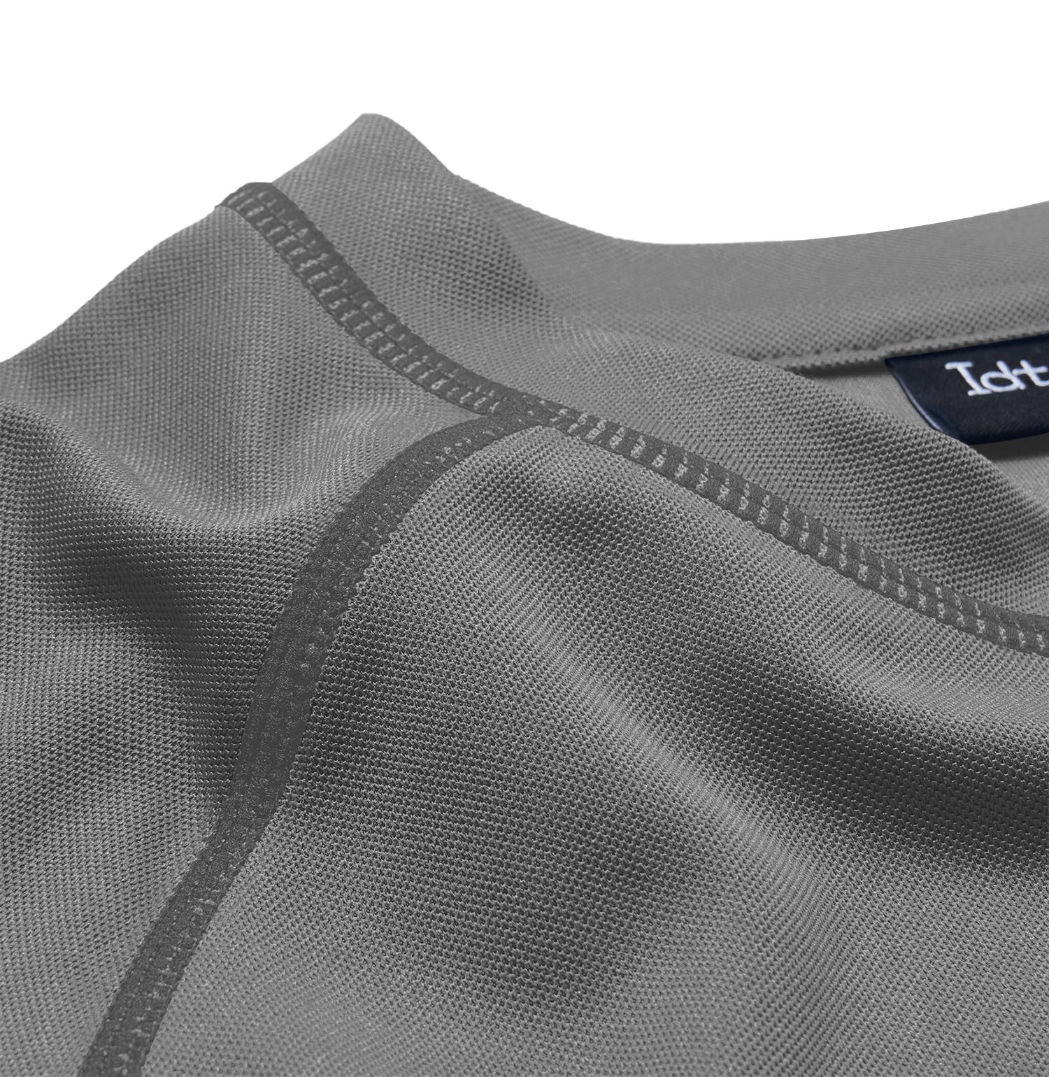 Mens Big and Tall Swim Shirt Sun Protection UPF 50+ Rash Gard Quick Dry T-Shirt Light Grey