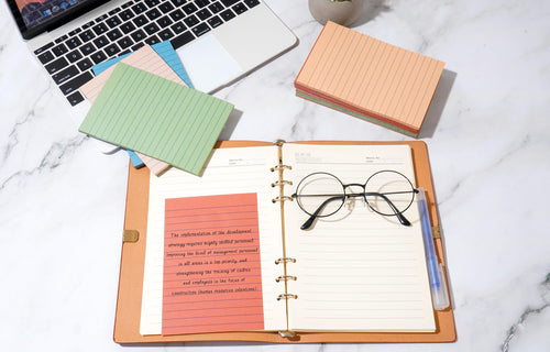 9 Pads Lined Sticky Notes 4x6 in Post, Vintage Colors Self Pad Its, Super Sticking Power Memo Pads Its, 40 Sheets/pad