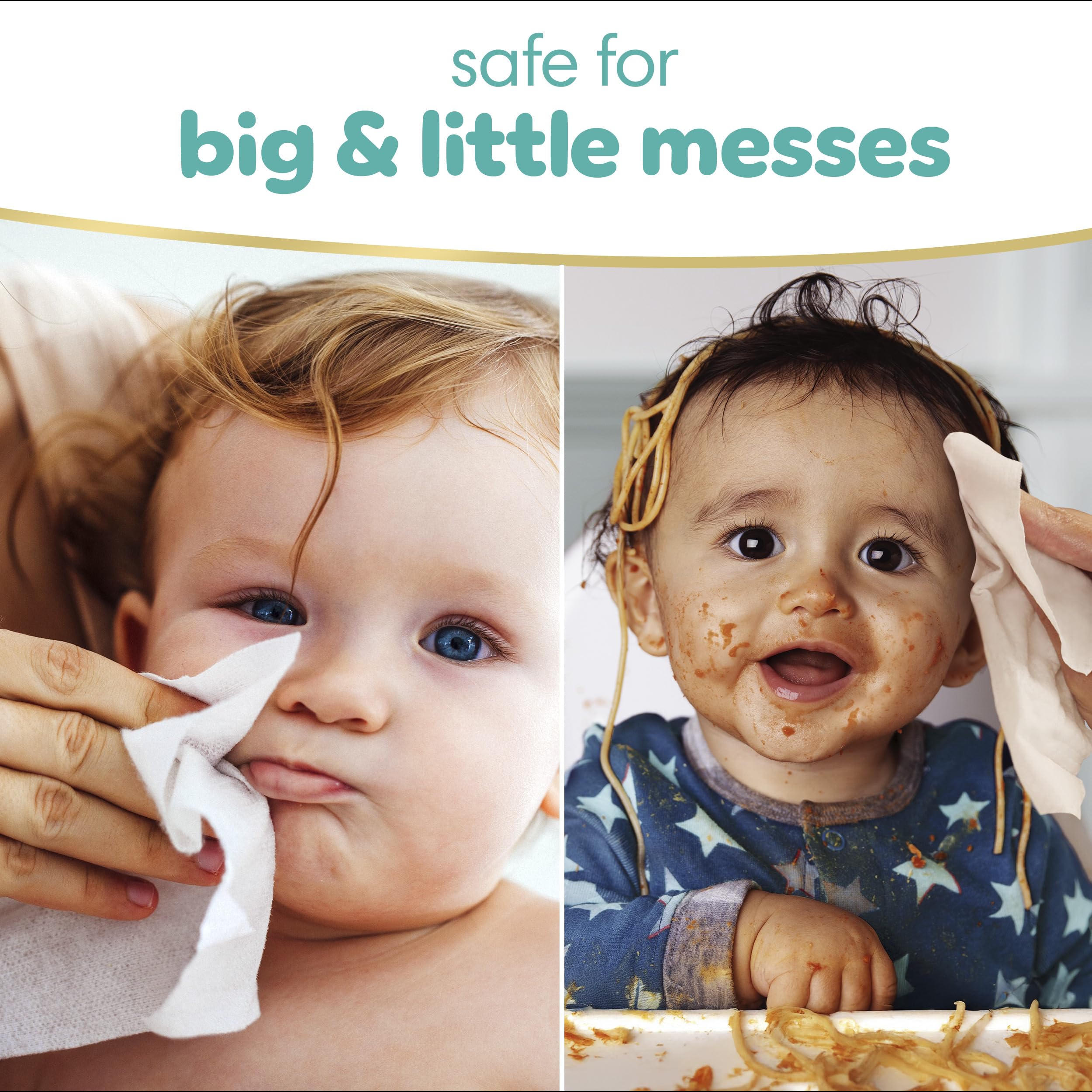 Pampers Sensitive Baby Wipes, Water Based, Hypoallergenic and Unscented, 1 Flip-Top (56 Wipes Total)