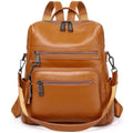 Wesccimo Genuine Leather Backpack Purse For Women