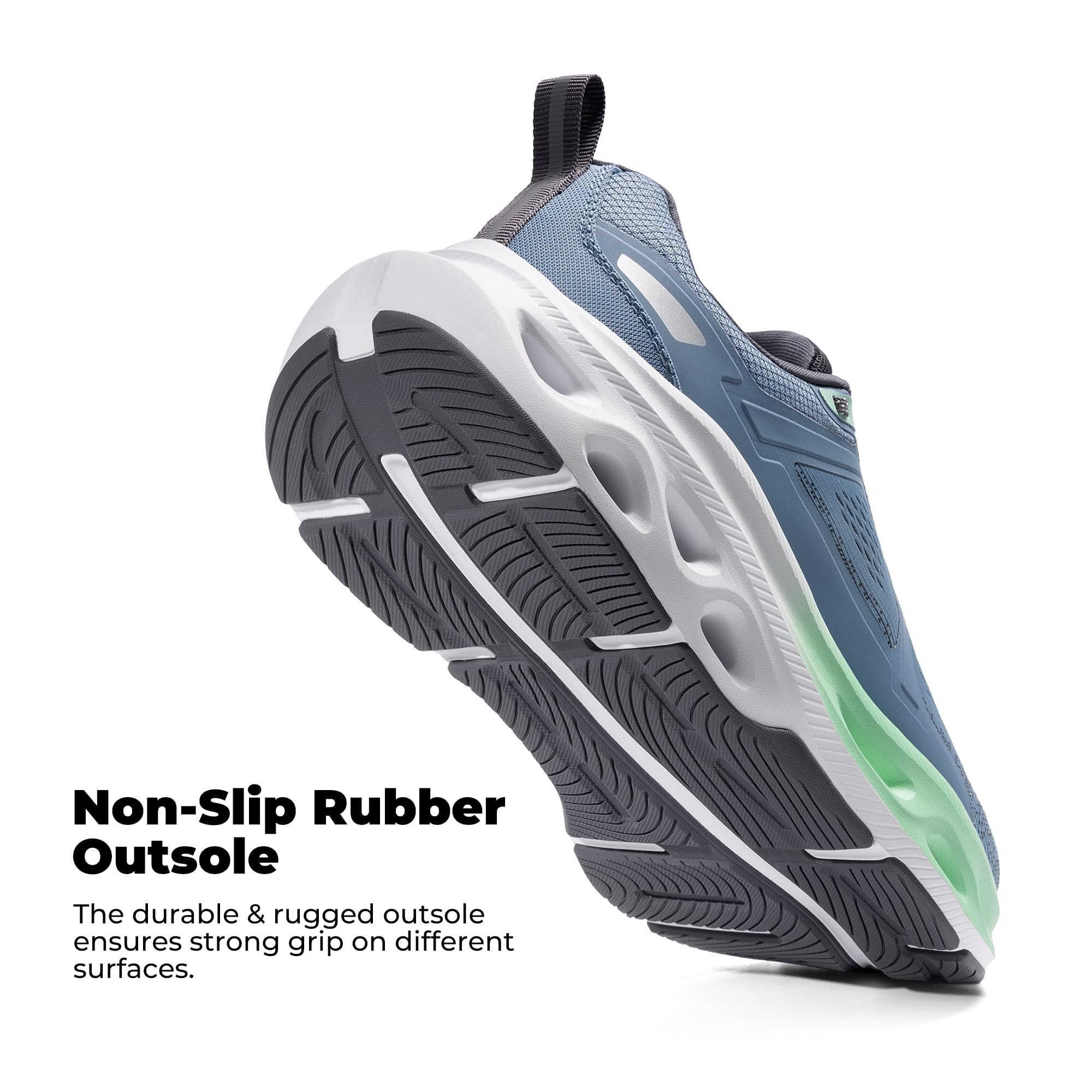 NORTIV 8 Men's Comfortable Walking Shoes MovePropel Athletic Breathable Gym Workout Tennis Jogging Cross Training Non Slip Fashion Running Sneakers,Size 10.5,Blue,SNWS247M