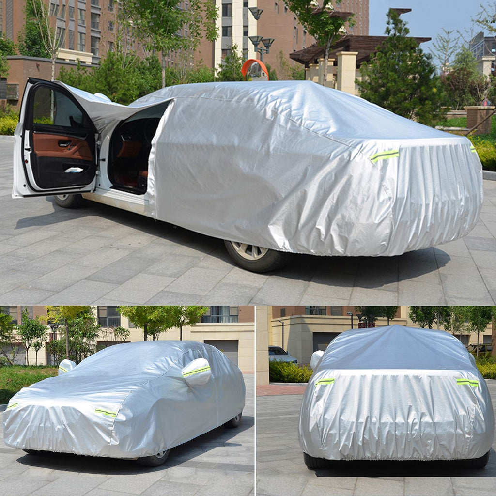 Koukou SUV Car Cover Custom Fit Honda HRV from 1998 to 2025,Waterproof Car Cover All Weather for Automobiles Outdoor Indoor with Zipper Door, Sun Rain Dust Snow Protection.