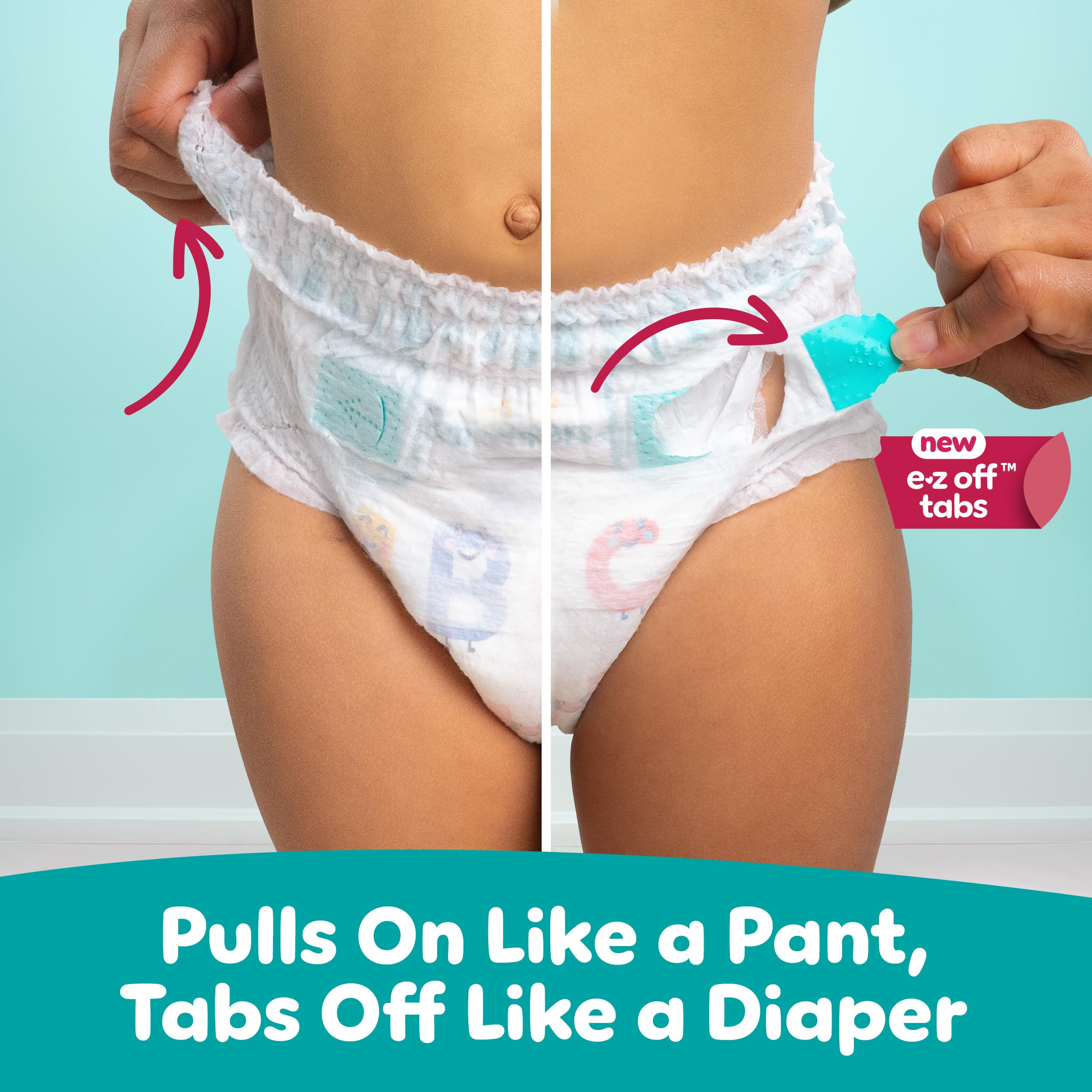 Pampers Diapers - Cruisers 360 - Size 4, 116 Count, Babyproof up to 100% Leakproof Pull-On Diaper