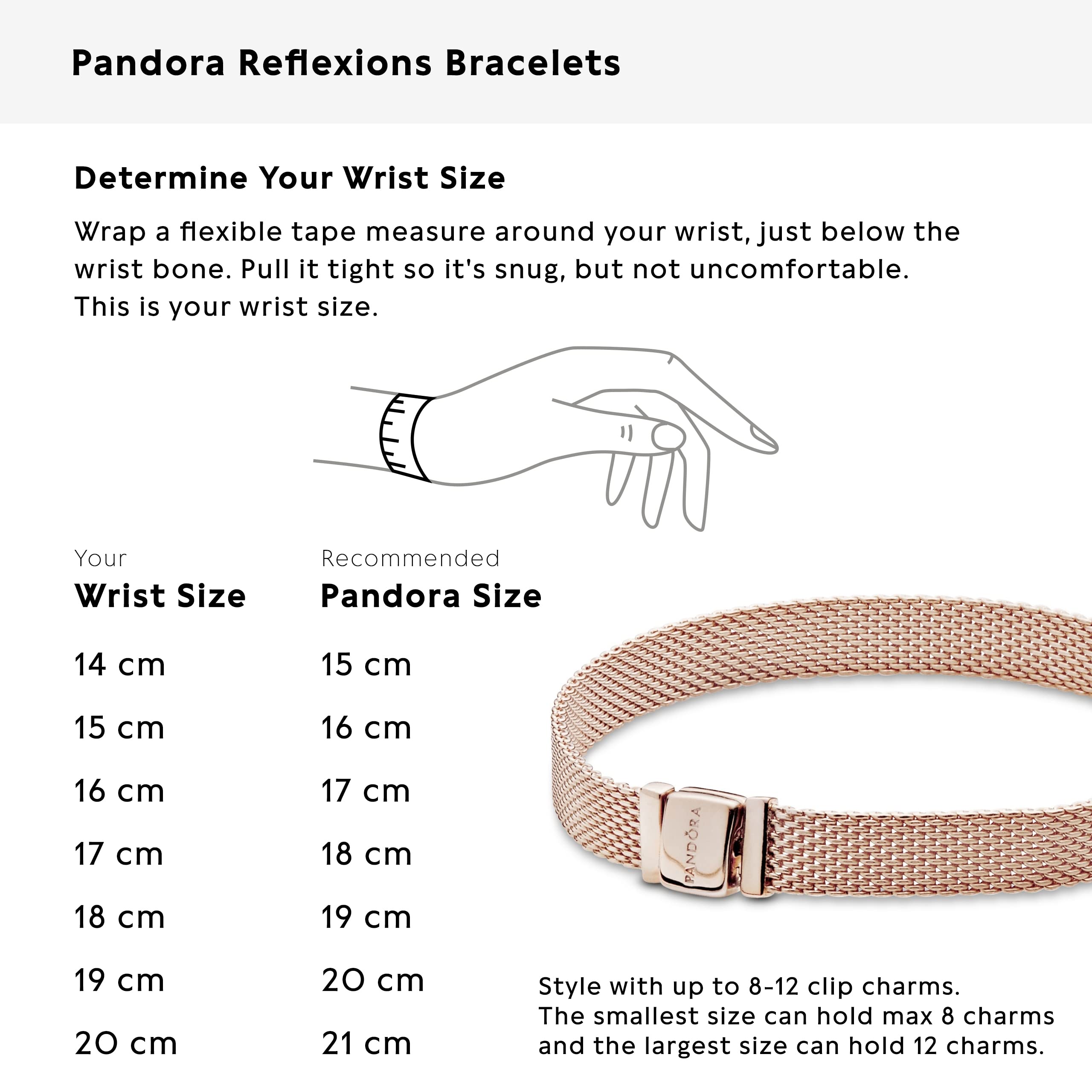 Pandora Jewelry Reflexions Pandora Rose Bracelet, 7.9\