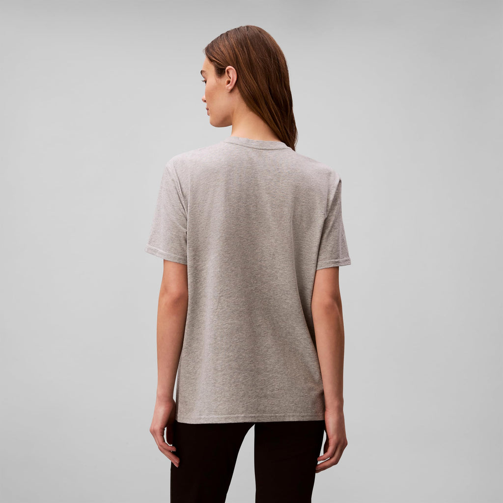 Calvin Klein Women's Performance Classic Fit V-Neck Tee Grey Heather