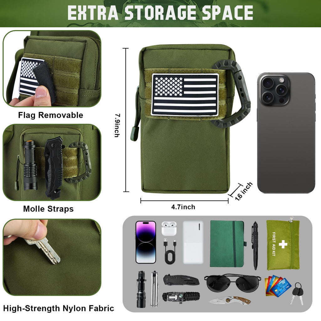 MOZETO Military Duffle Bag, 110L Extra Large Sea Bag with Backpack Straps Heavy Duty Army Duffle Bag for Camp, College Dorm or Laundry Bag