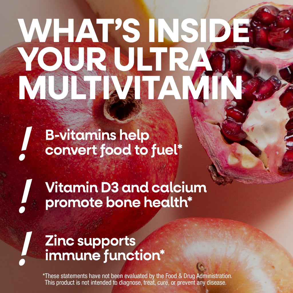 Nature's Way Alive! Men’s 50+ Daily Ultra Multivitamin, High Potency Formula, Supports Healthy Brain, Eyes & Heart*, with Methylated B12, Gluten-Free, 60 Tablets (Packaging May Vary)