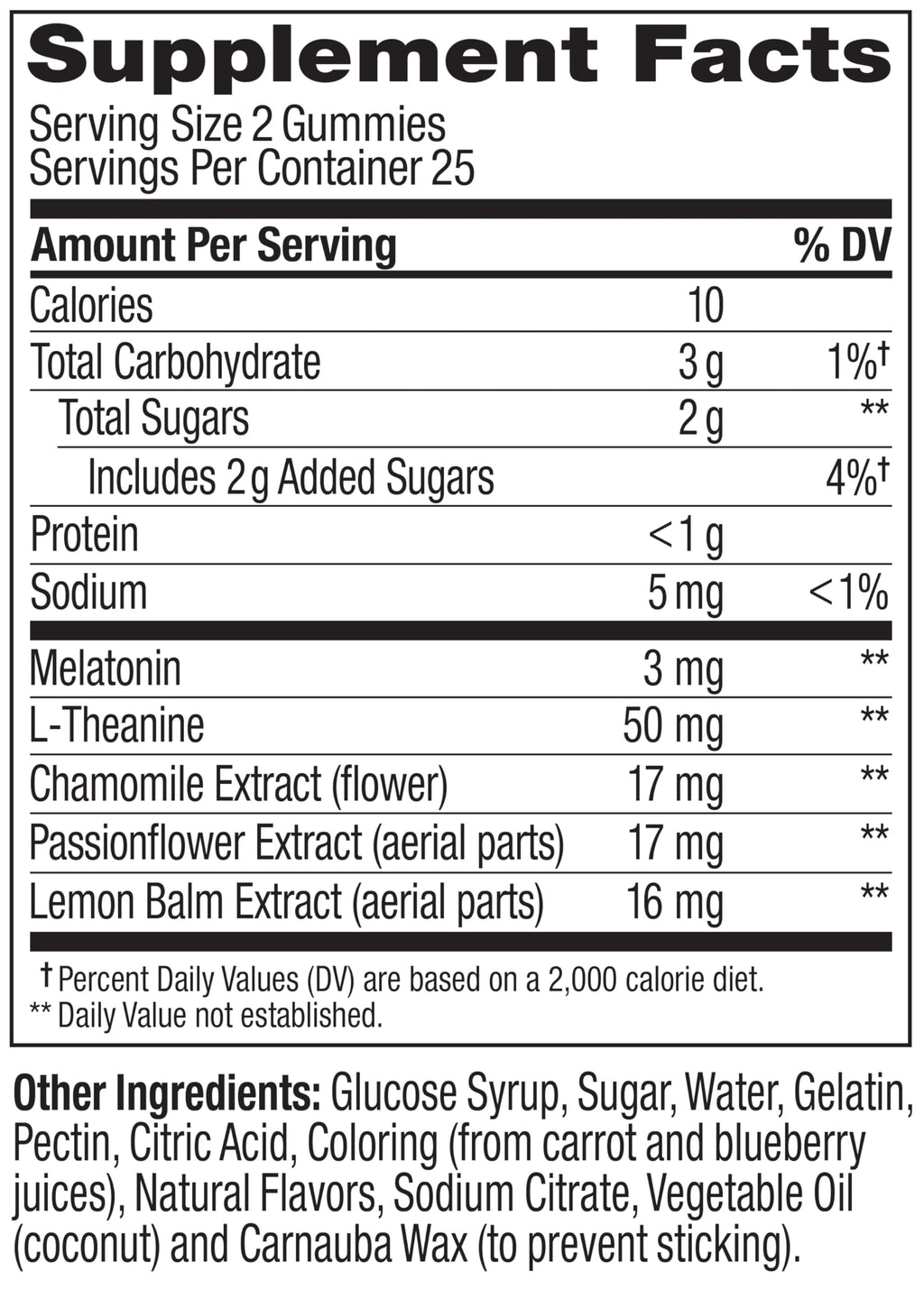 OLLY Restful Sleep Gummy Supplement with Melatonin & L-Theanine Chamomile, Blackberry Zen, 50 Gummies (25 Day Supply) Supports a Healthy Sleep Cycle* (Packaging May Vary)